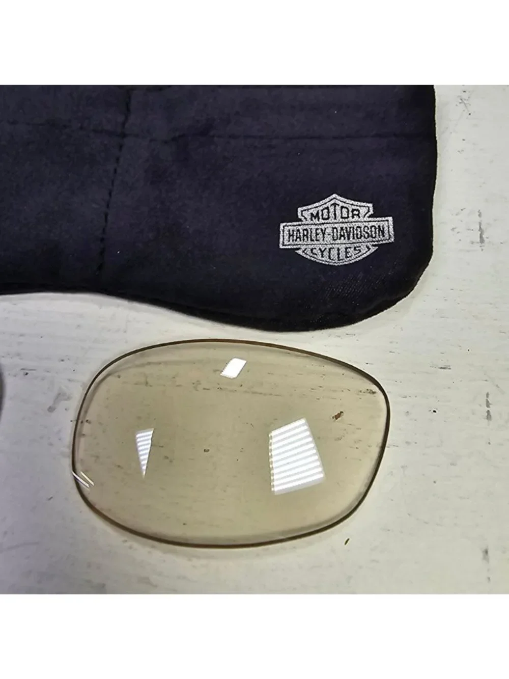 Harley-Davidson Replacement Sunglass Lenses w/ Black Soft Case -Light Brown Tint